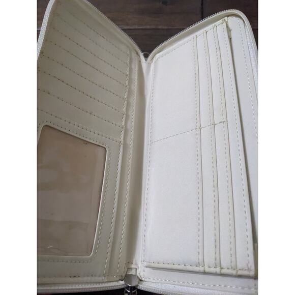 GIANI BERNINI wish You Were Here Postcard Card Wallet NO STRAP - Picture 4 of 6